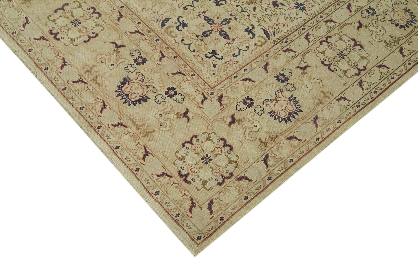 7x10 Beige Vintage Large Area Rug - 41845