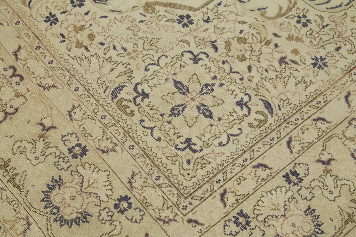 7x10 Beige Vintage Large Area Rug - 41845