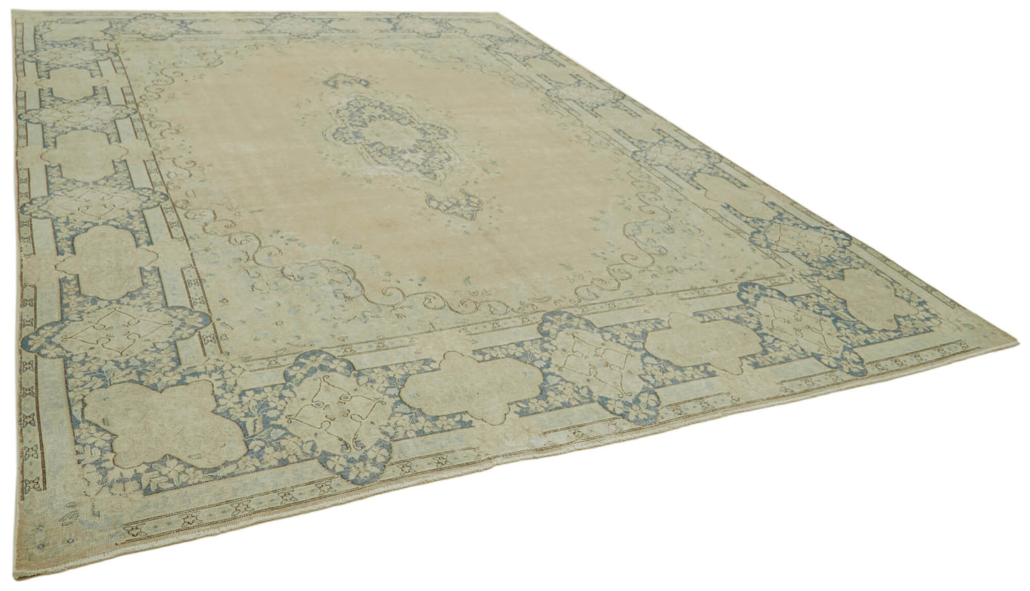 9x13 Beige Vintage Large Area Rug - 41848