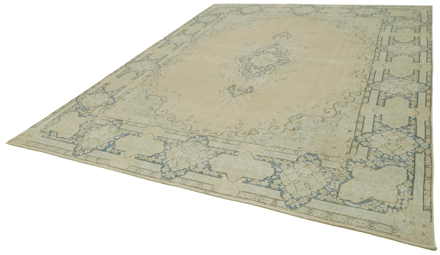 9x13 Beige Vintage Large Area Rug - 41848