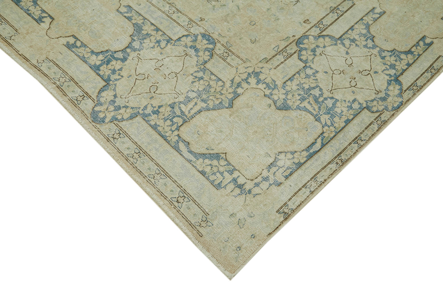 9x13 Beige Vintage Large Area Rug - 41848