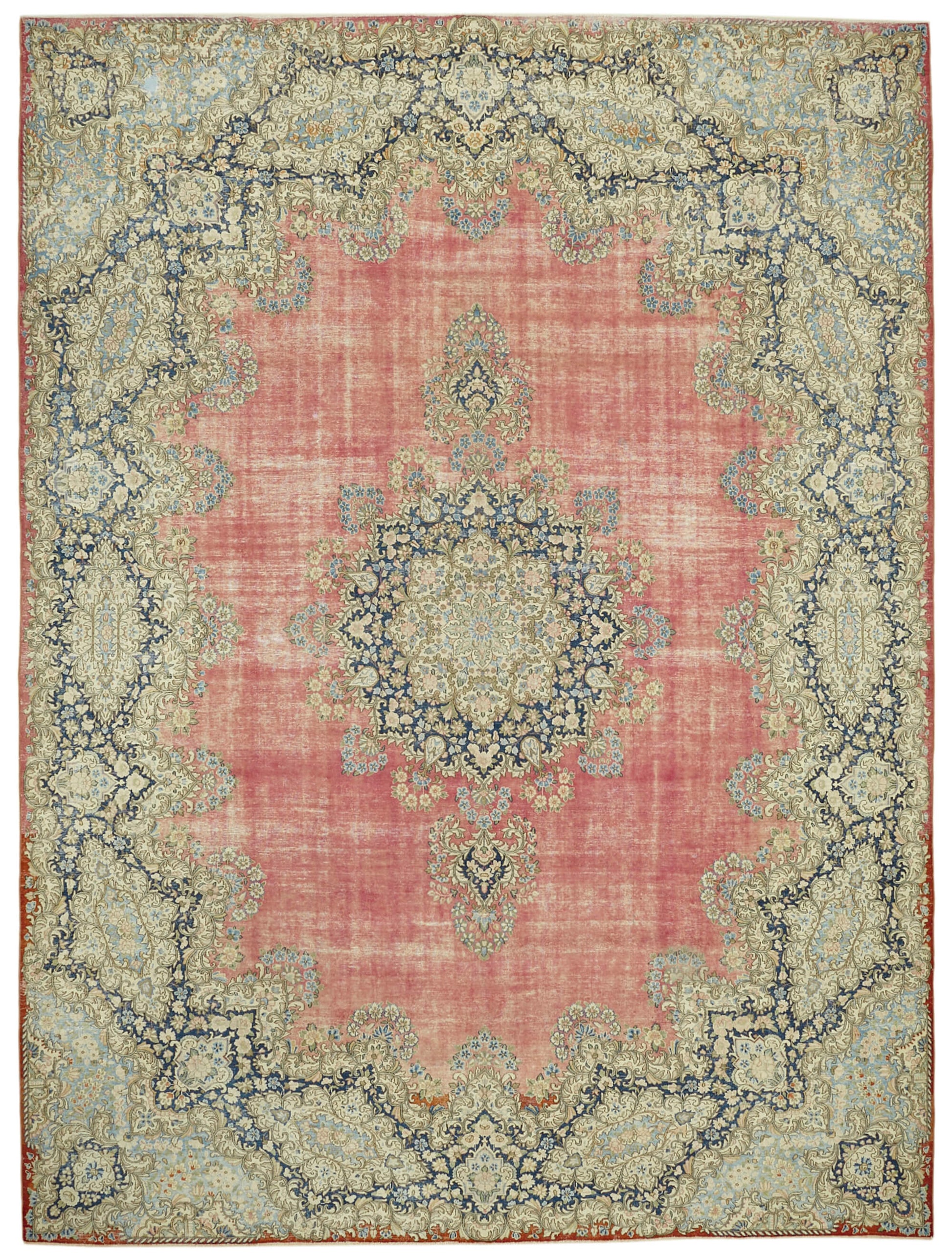 11x15 Beige Vintage Large Area Rug - 41852