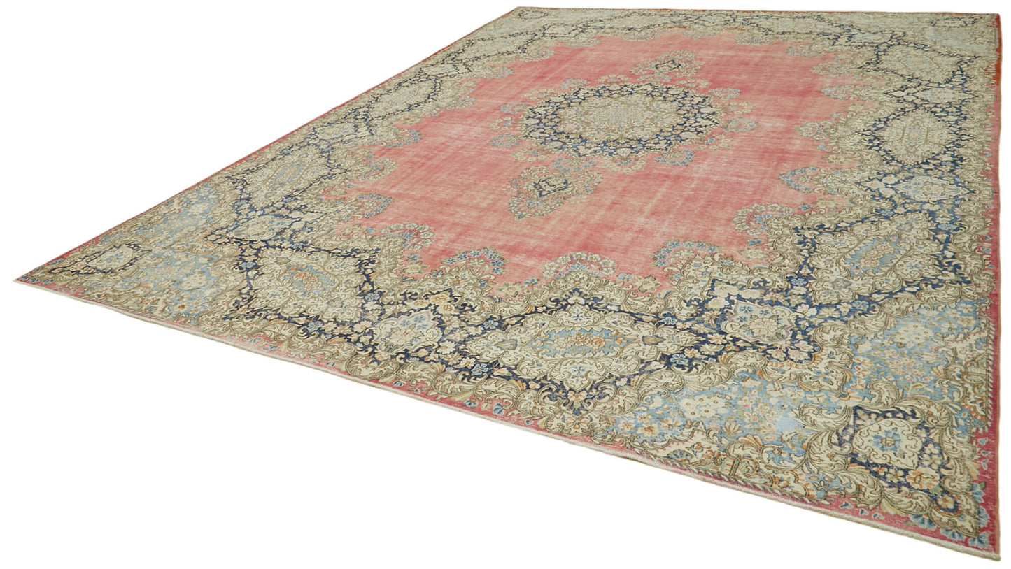 11x15 Beige Vintage Large Area Rug - 41852