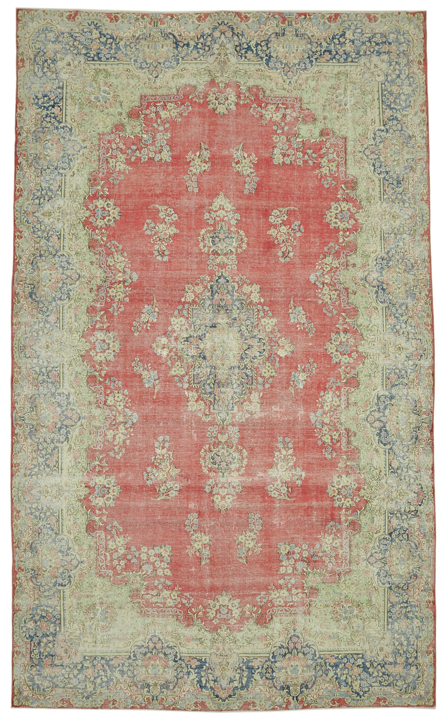 10x16 Beige Vintage Large Area Rug - 41853