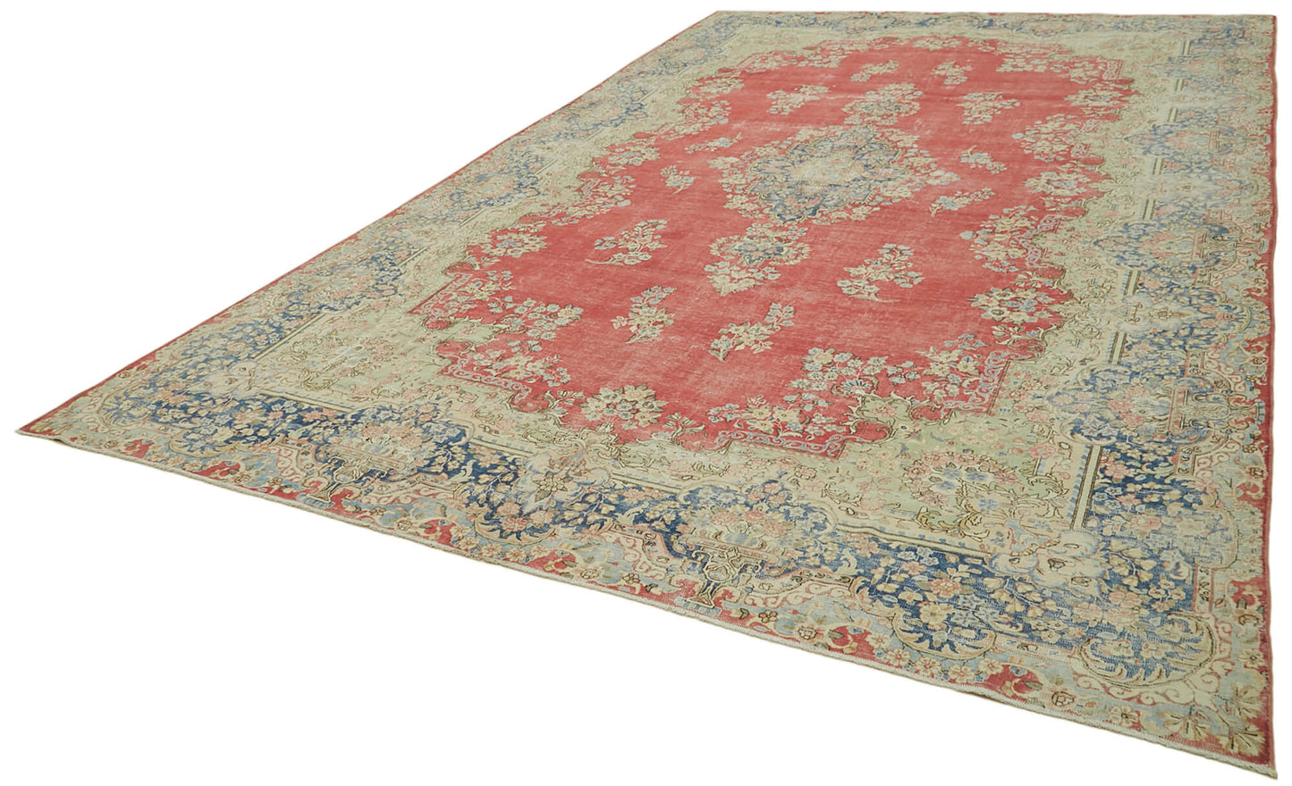 10x16 Beige Vintage Large Area Rug - 41853