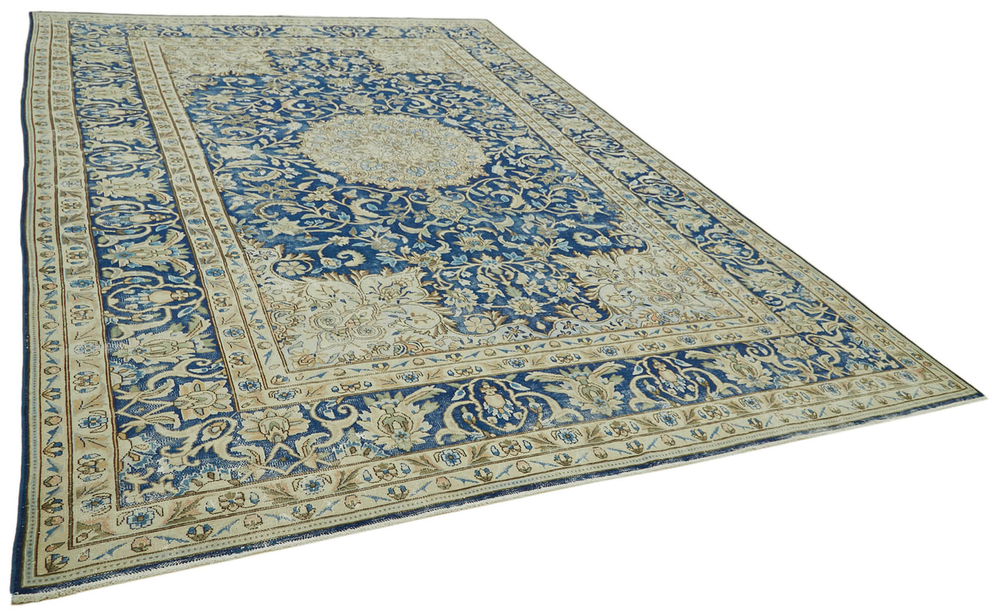 9x13 Beige Vintage Large Area Rug - 41854