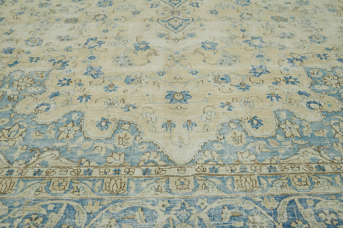 9x14 Beige Vintage Large Area Rug - 41855