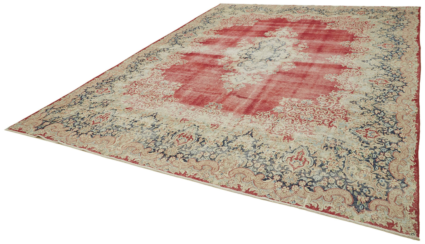 10x13 Beige Vintage Large Area Rug - 41856