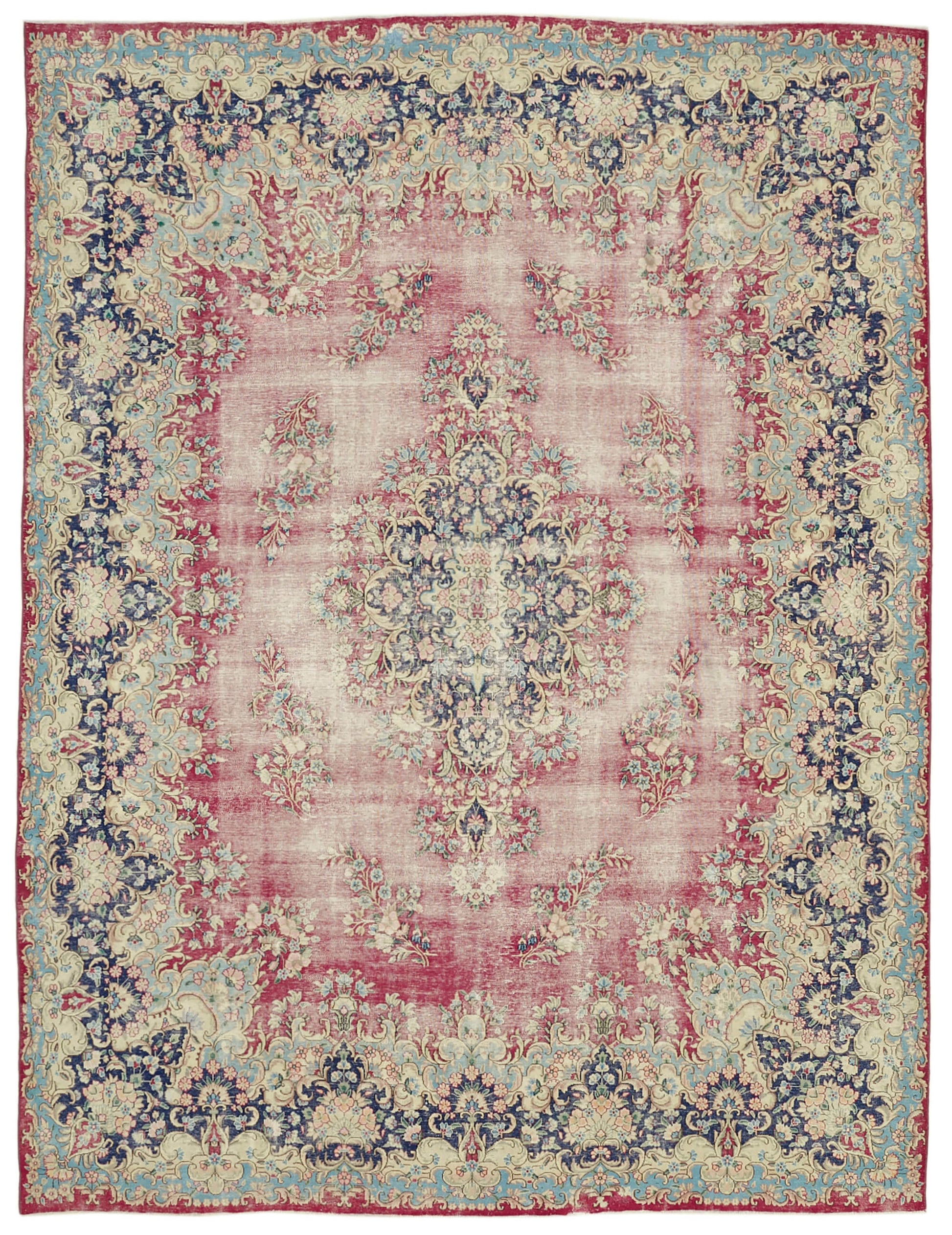 10x13 Beige Vintage Large Area Rug - 41857