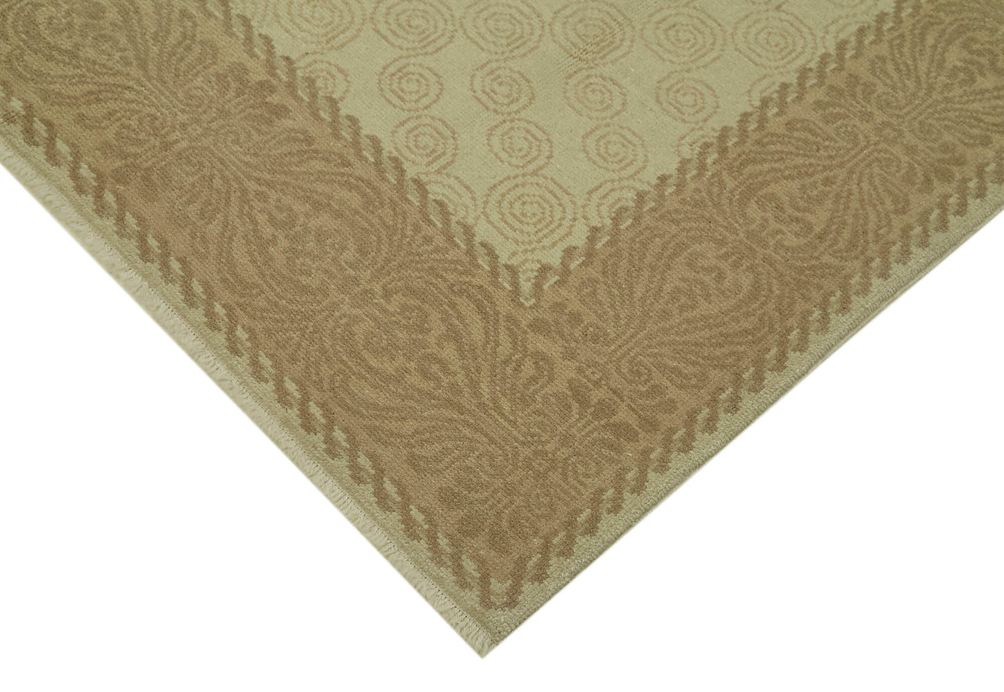 4x7 Beige Oushak Rug - 42179