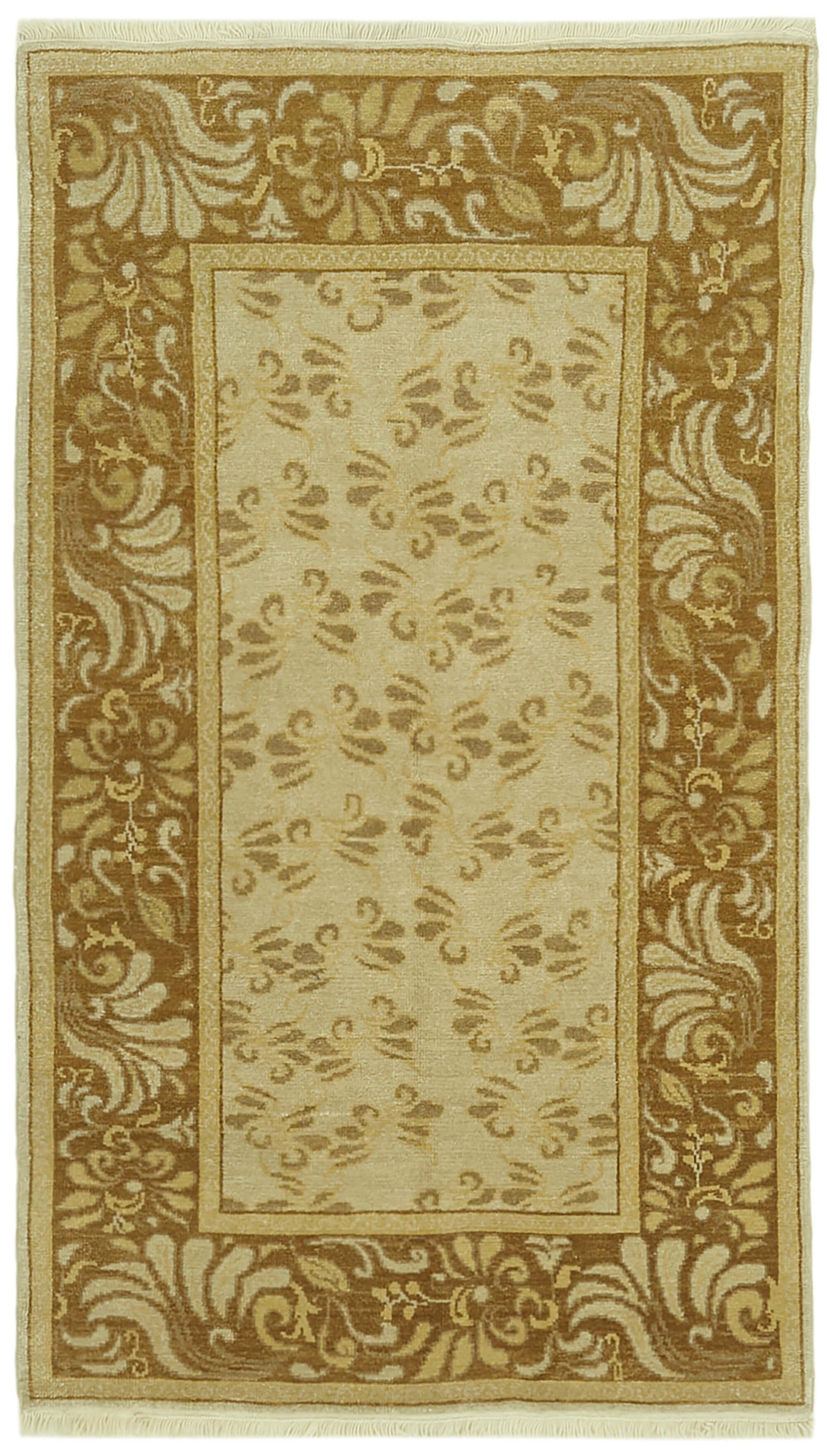 4x7 Beige Oushak Rug - 42180