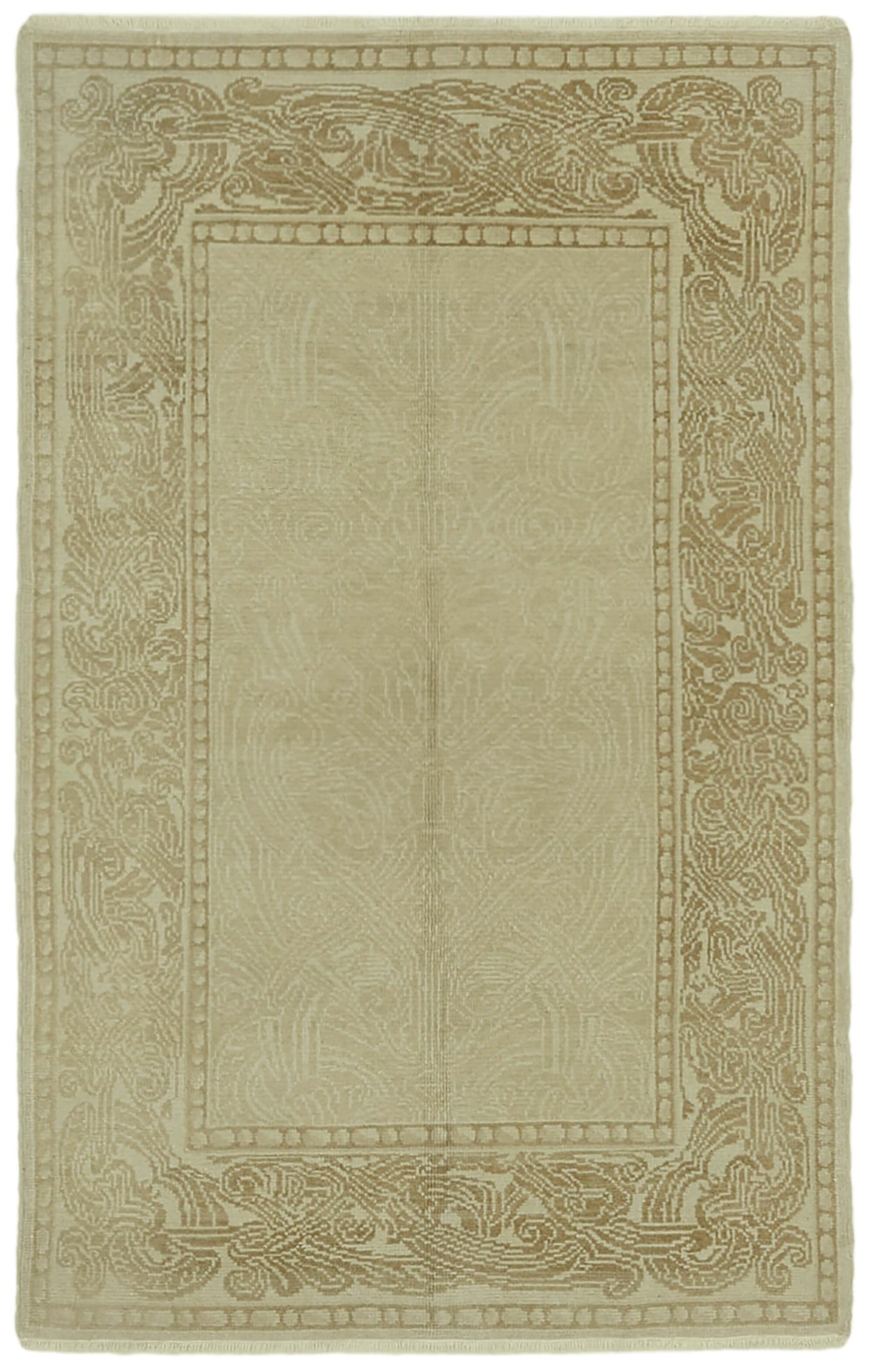 4x6 Beige Oushak Rug - 42181