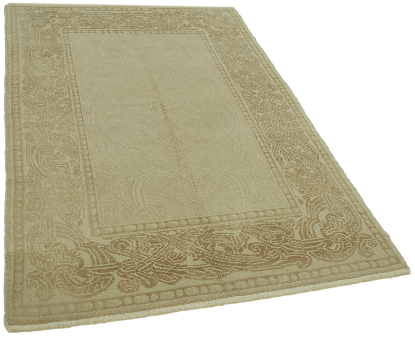 4x6 Beige Oushak Rug - 42181