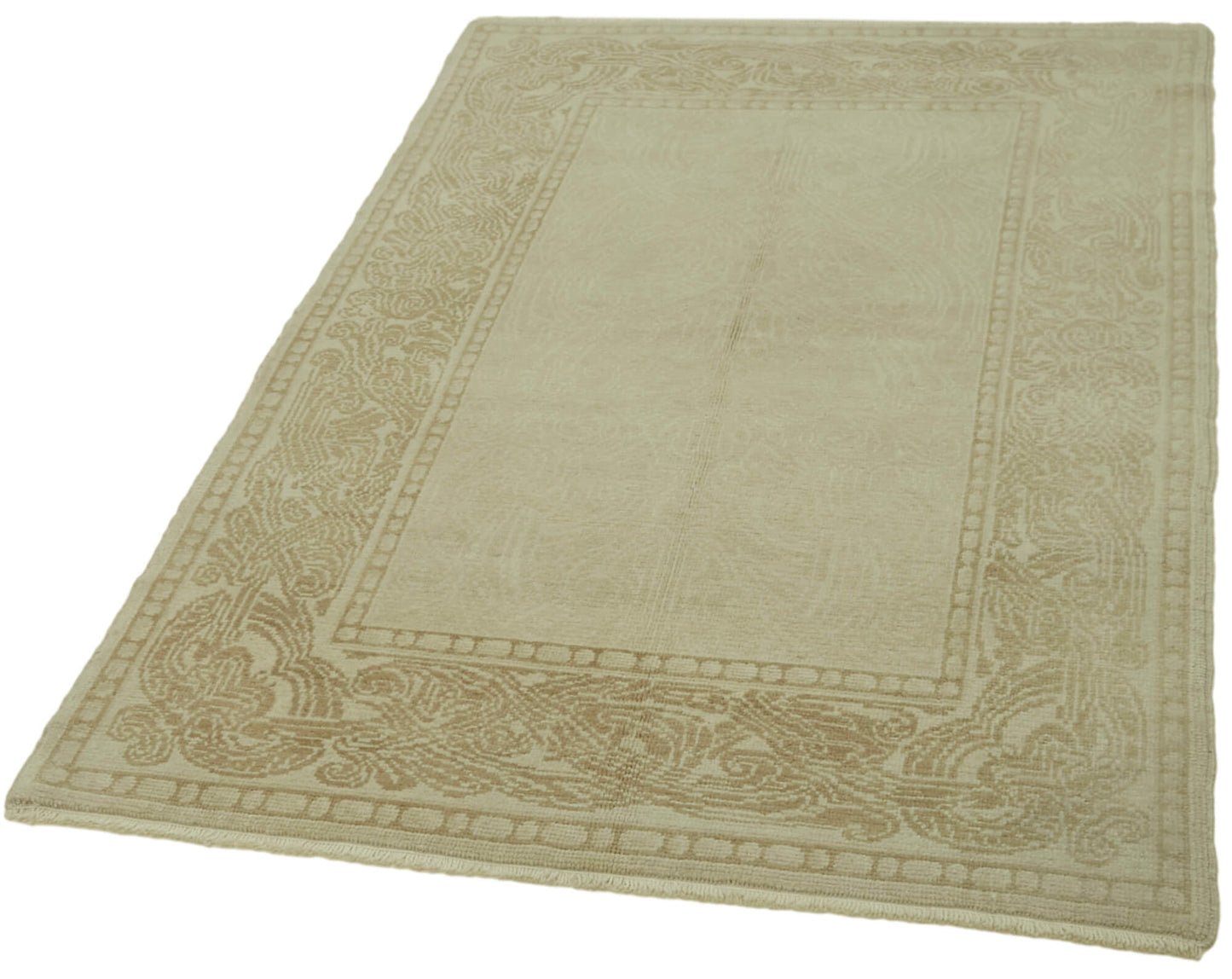 4x6 Beige Oushak Rug - 42181