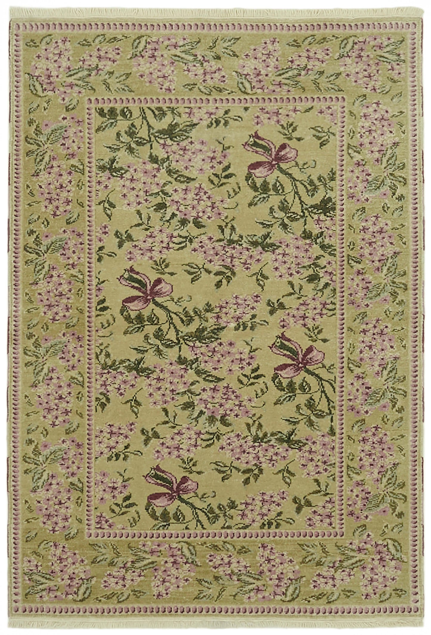 4x6 Green Oushak Rug - 42182