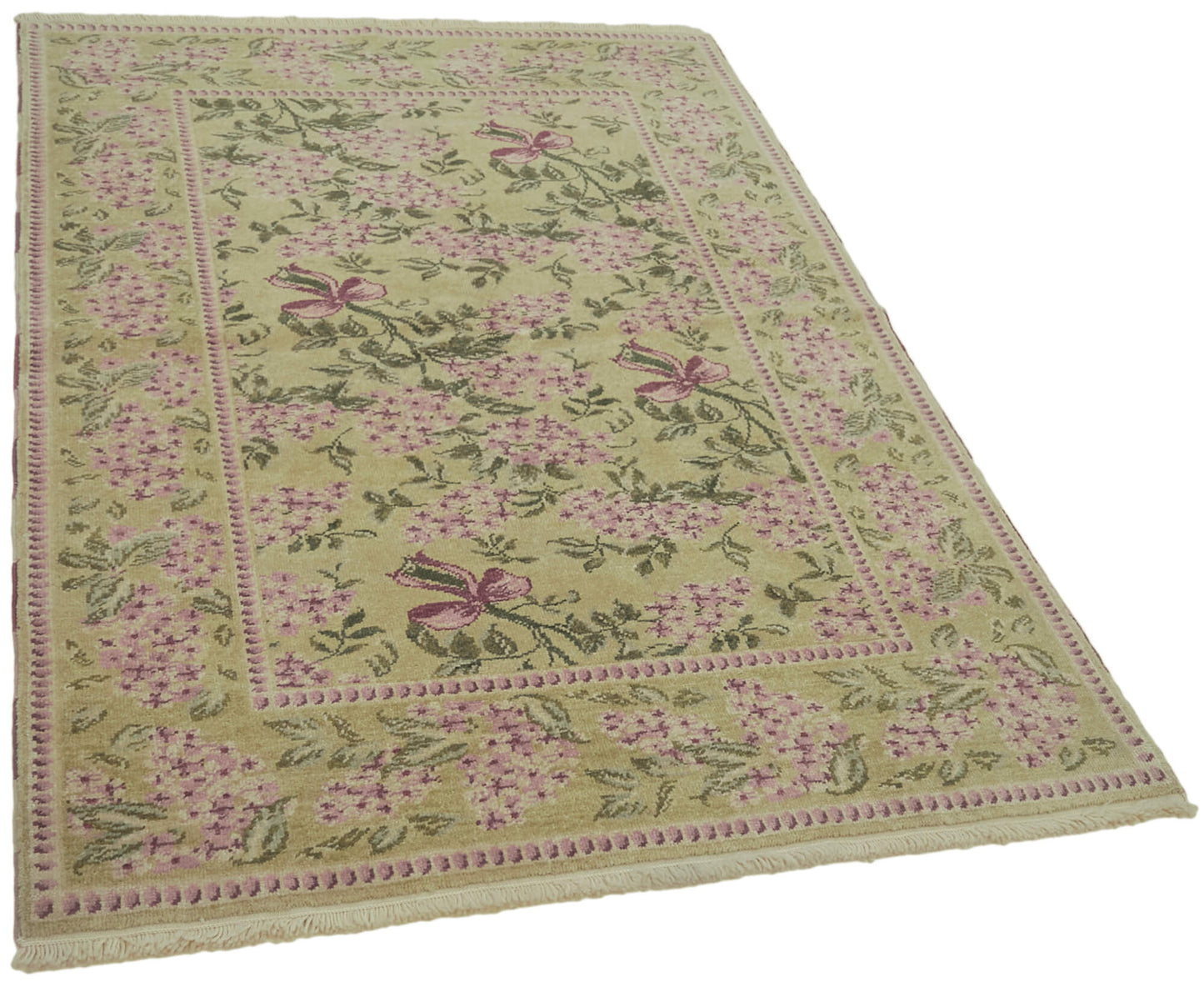 4x6 Green Oushak Rug - 42182