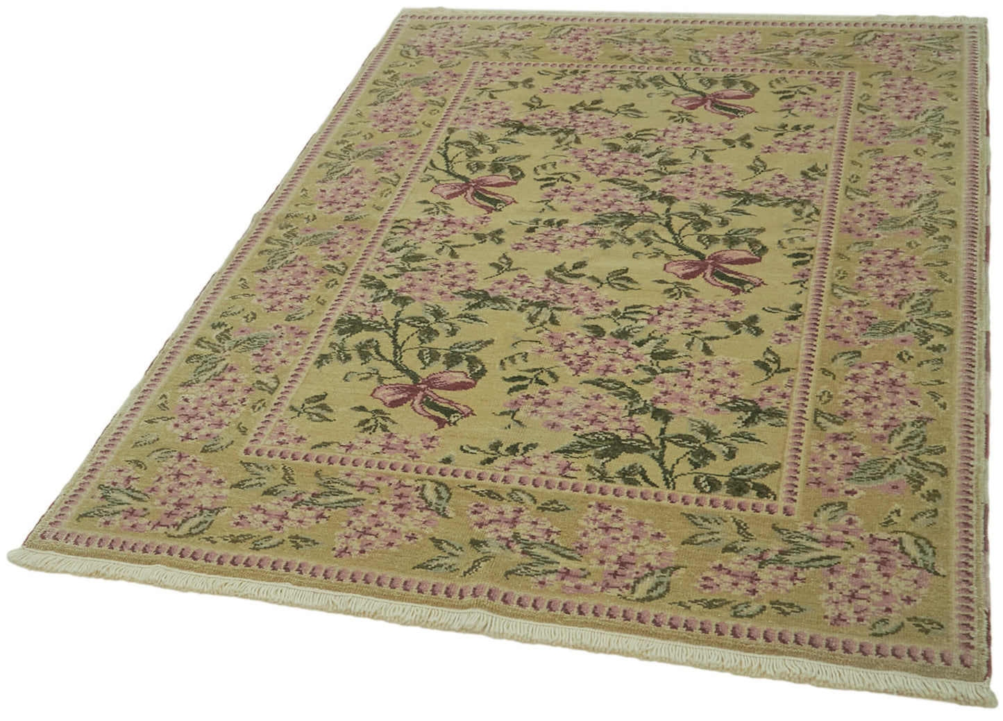 4x6 Green Oushak Rug - 42182