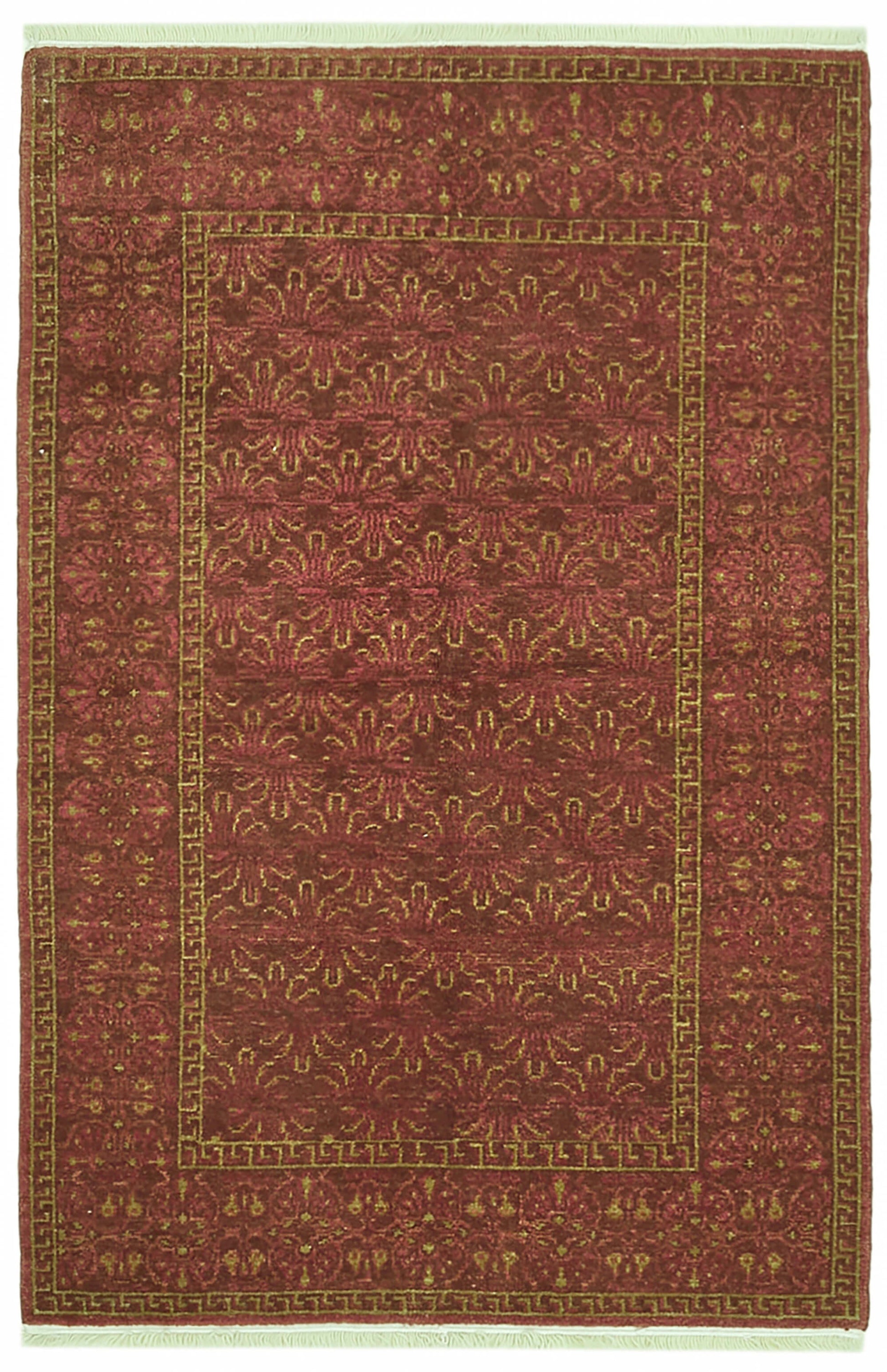 4x6 Red Oushak Rug - 42183