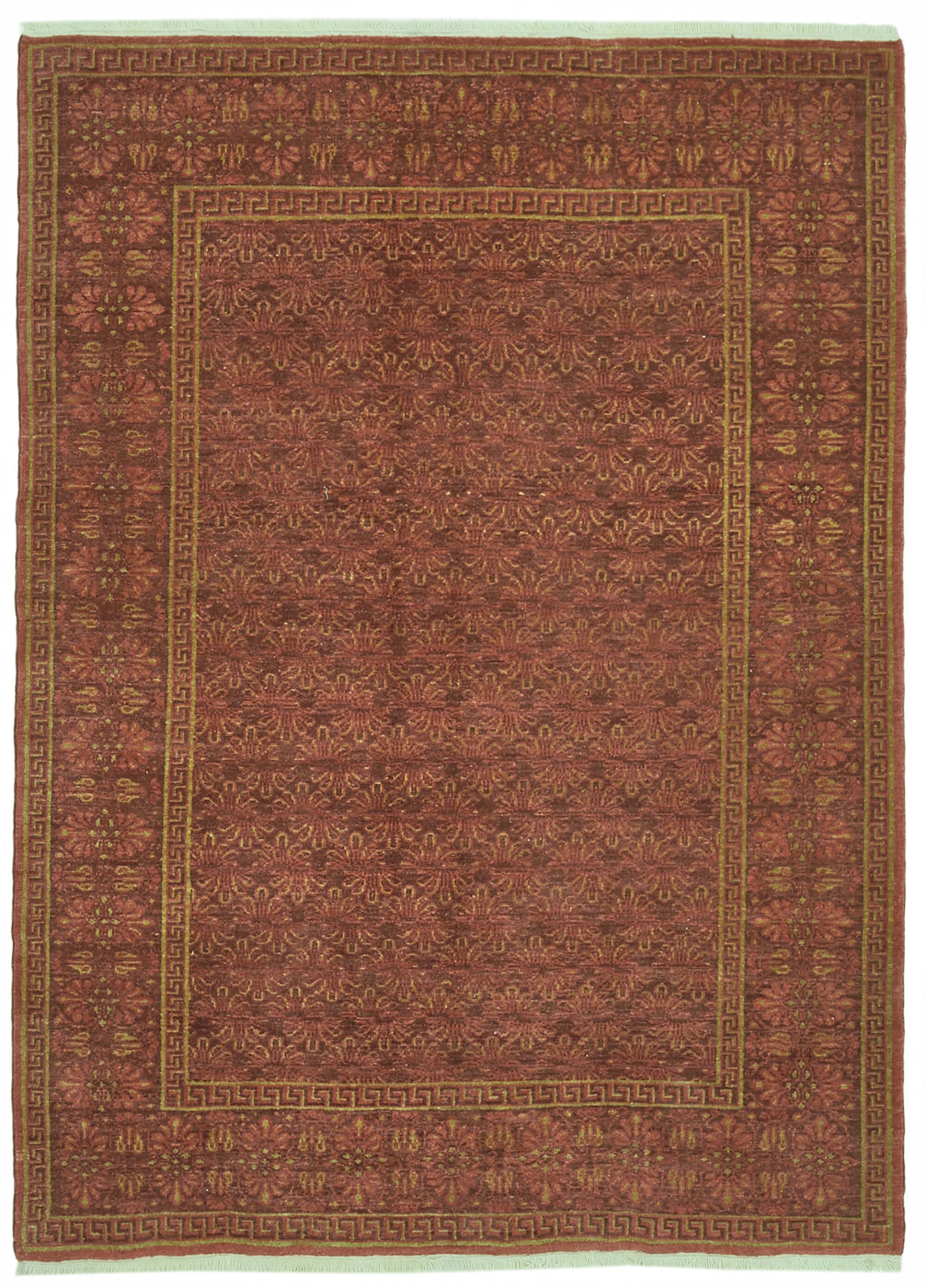 7x9 Red Oushak Rug - 42184