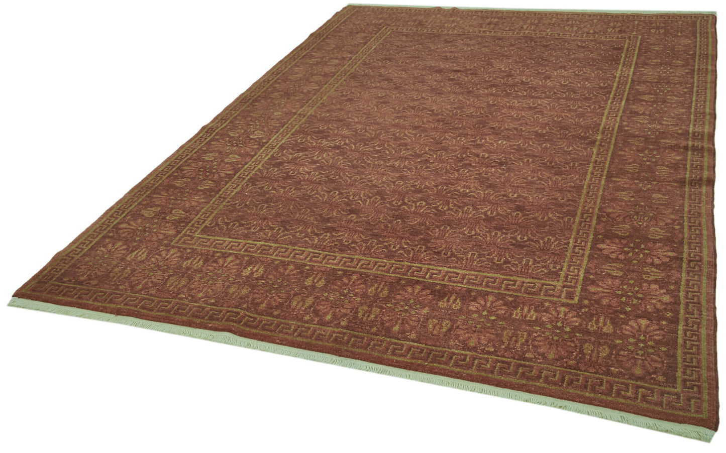 7x9 Red Oushak Rug - 42184