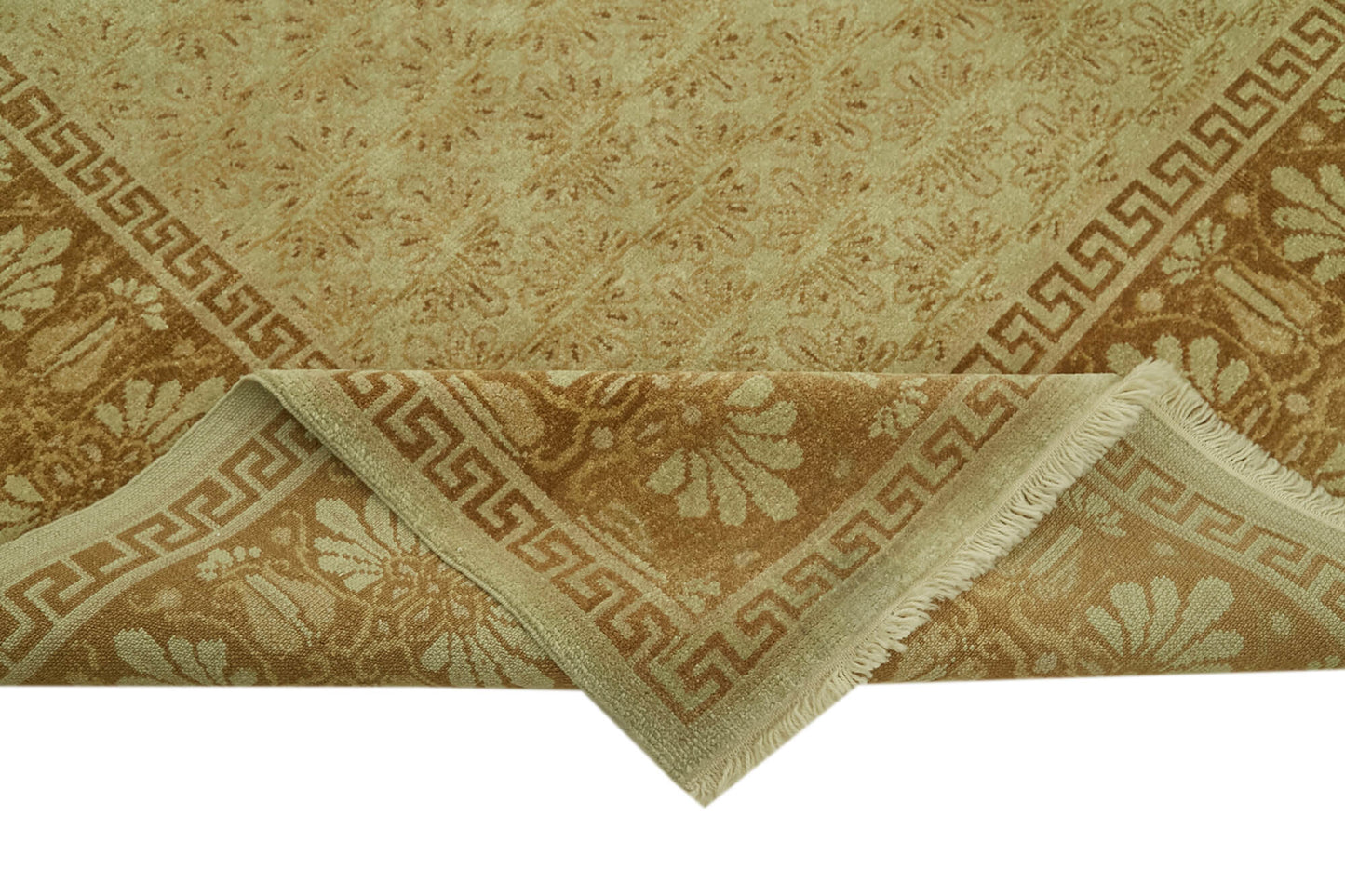 8x11 Beige Oushak Rug - 42192