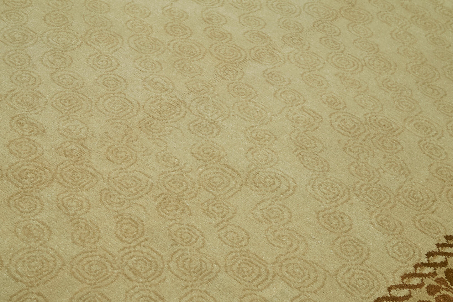 7x10 Beige Oushak Rug - 42193