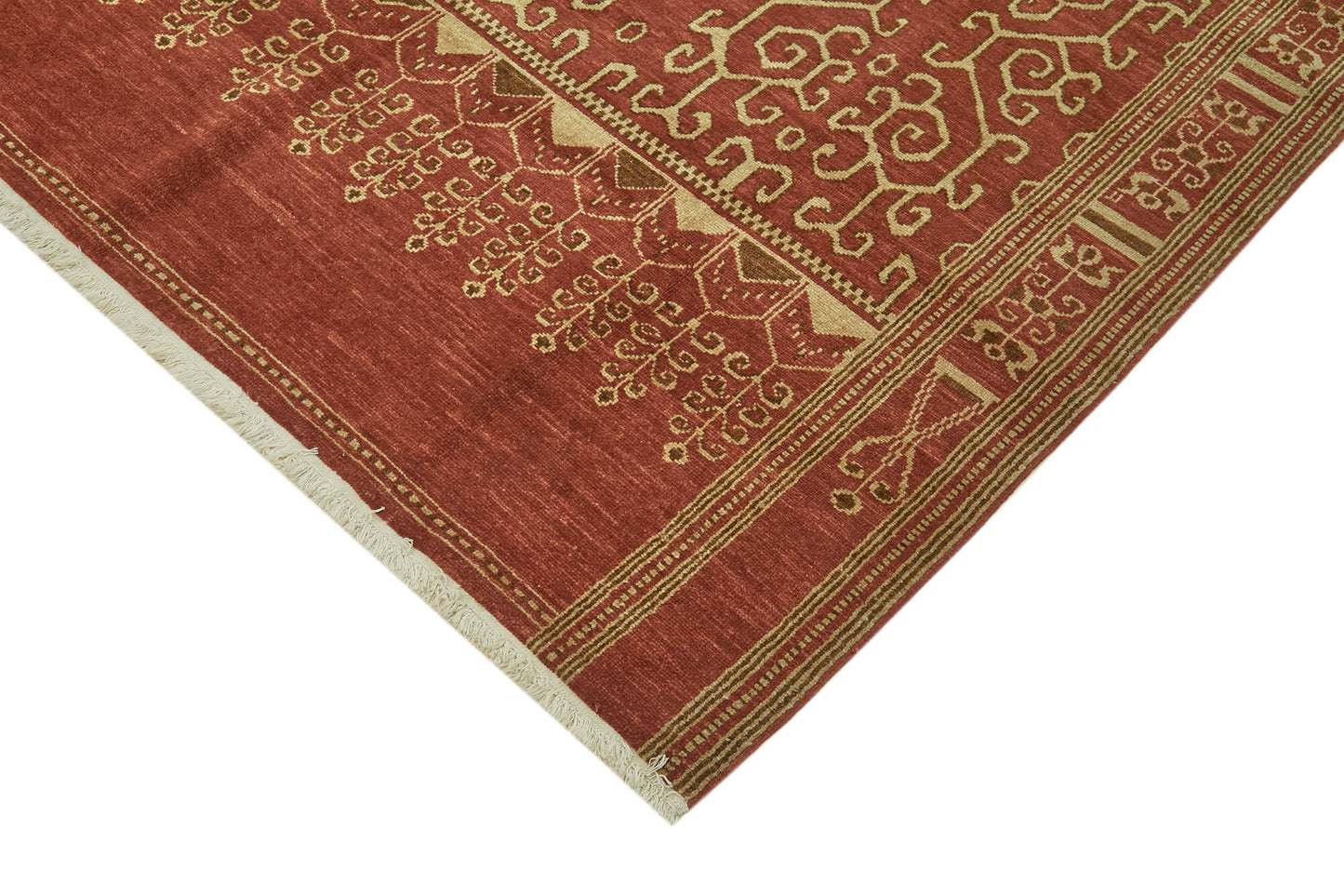 6x9 Red Oushak Rug - 42195