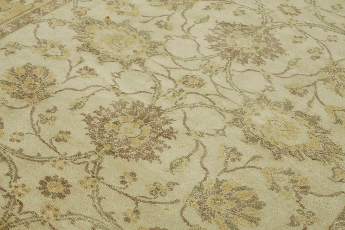 7x10 Beige Oushak Rug - 42199