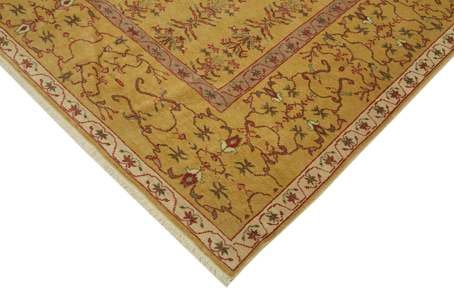 7x9 Yellow Oushak Rug - 42201