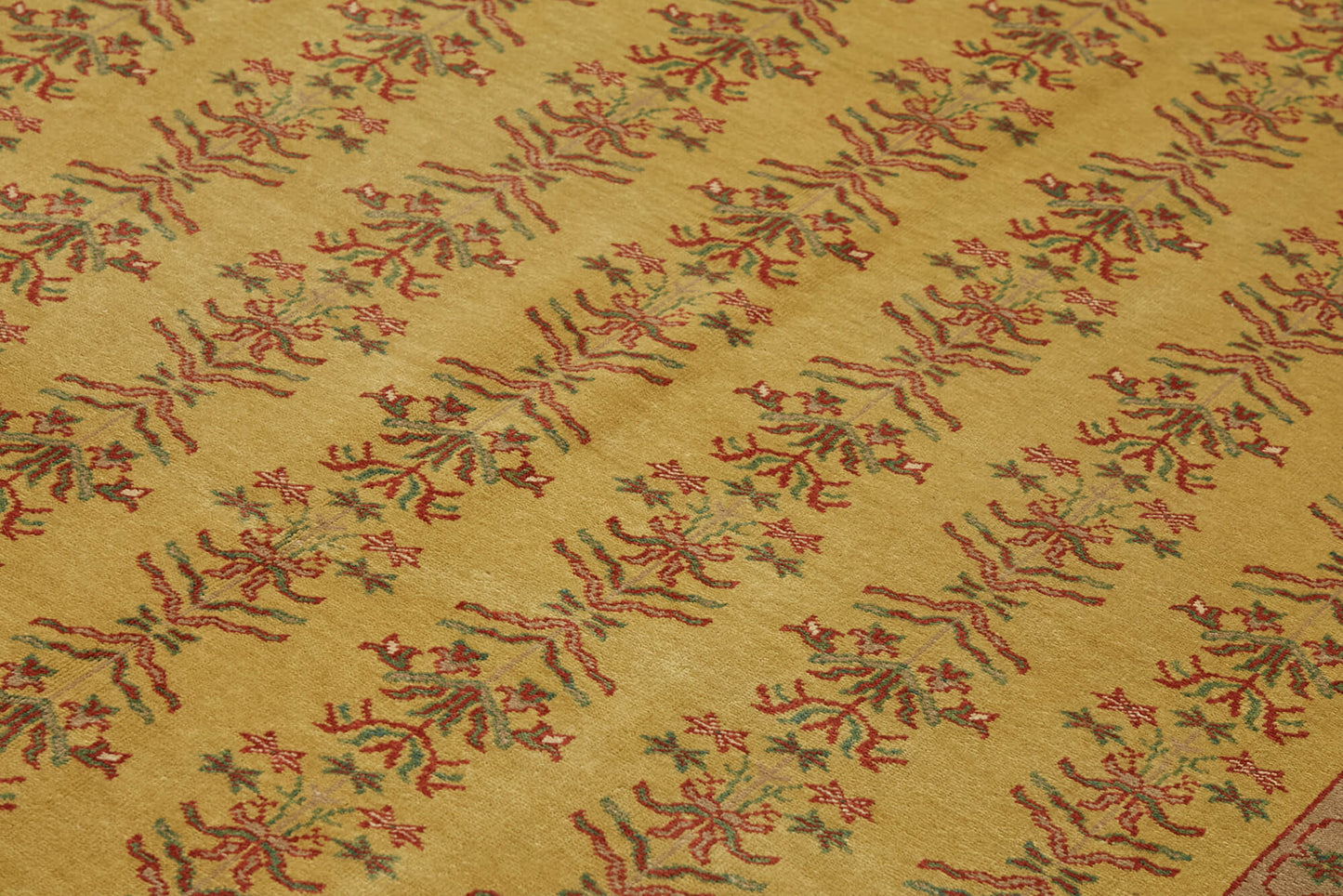 7x9 Yellow Oushak Rug - 42201