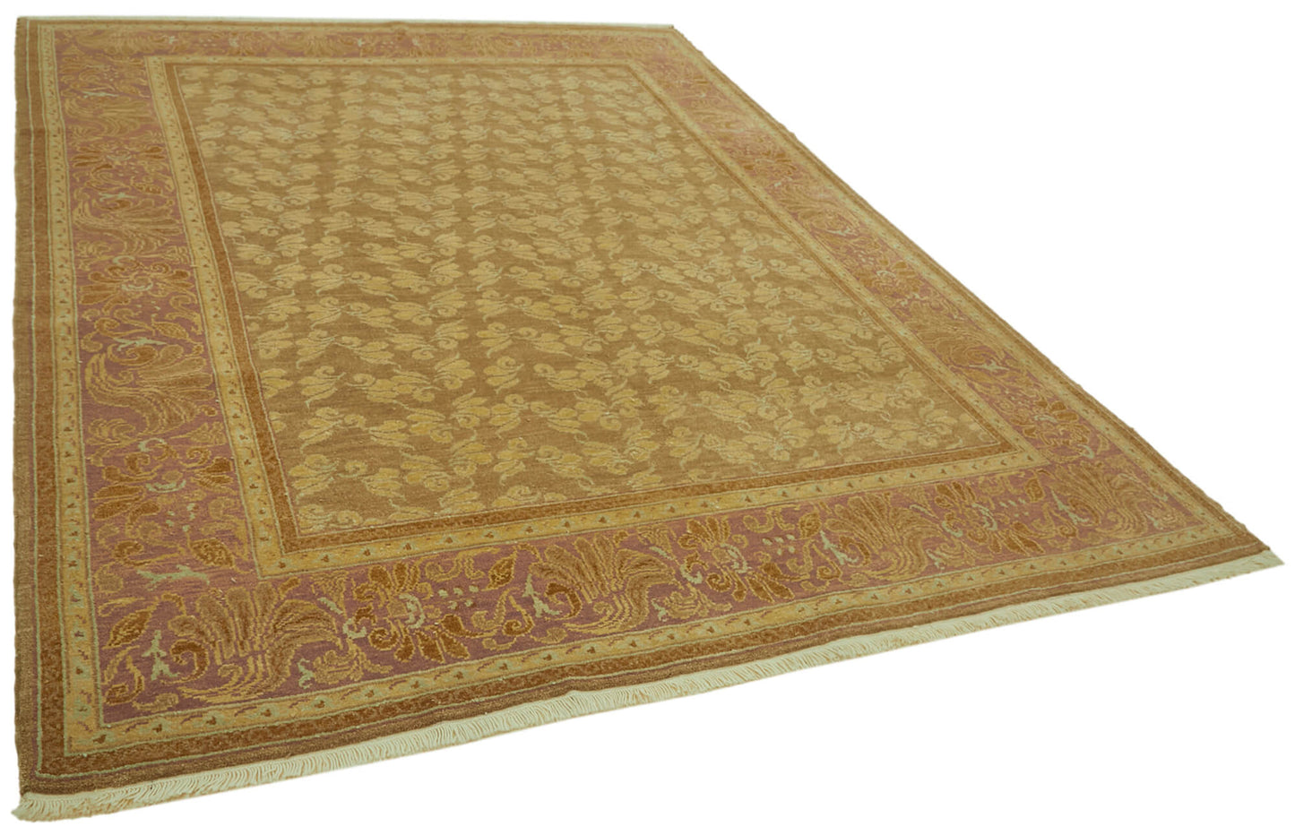 8x10 Beige Oushak Rug - 42202