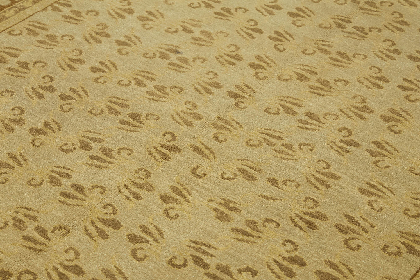 7x9 Beige Oushak Rug - 42203