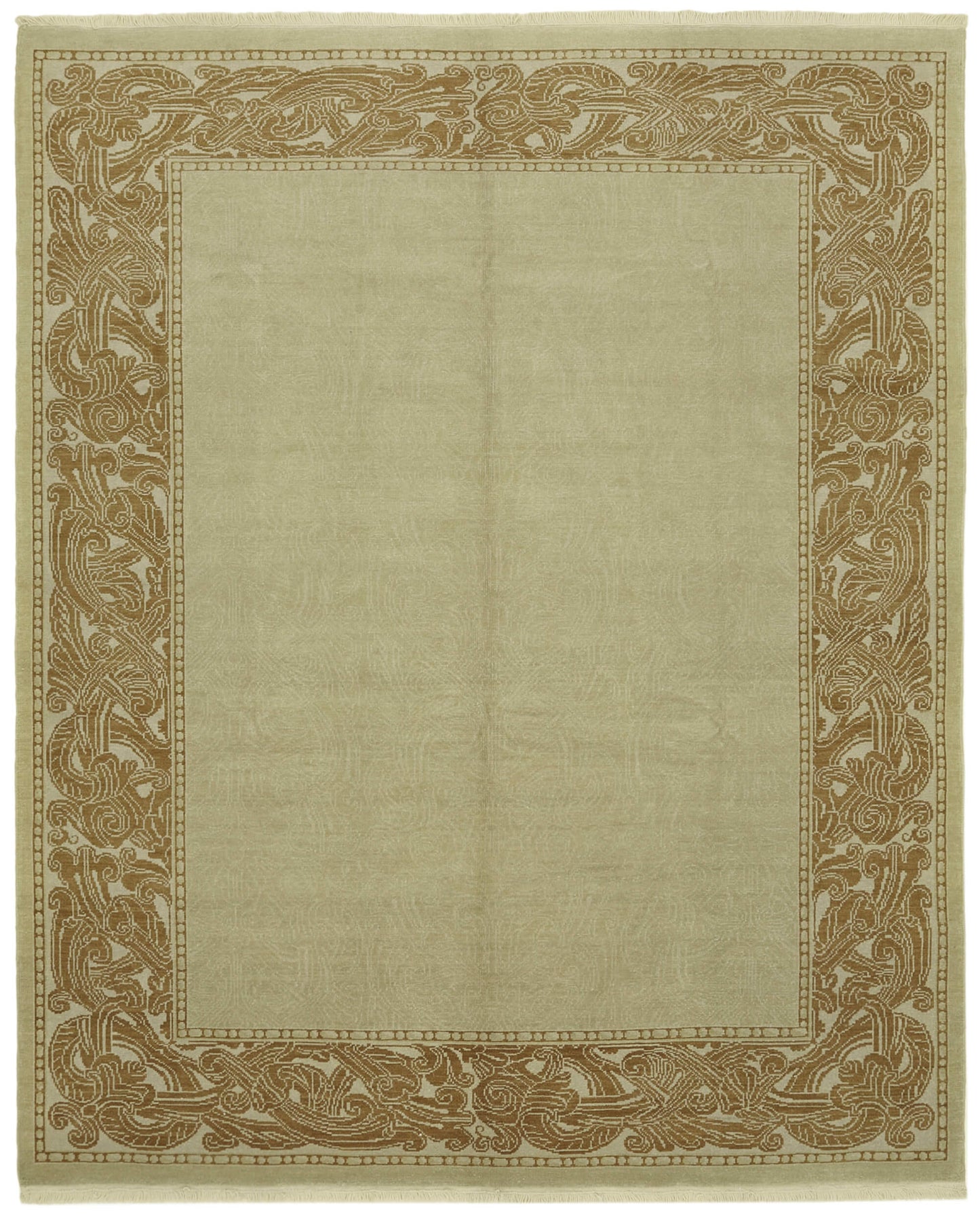 8x10 Beige Oushak Rug - 42206