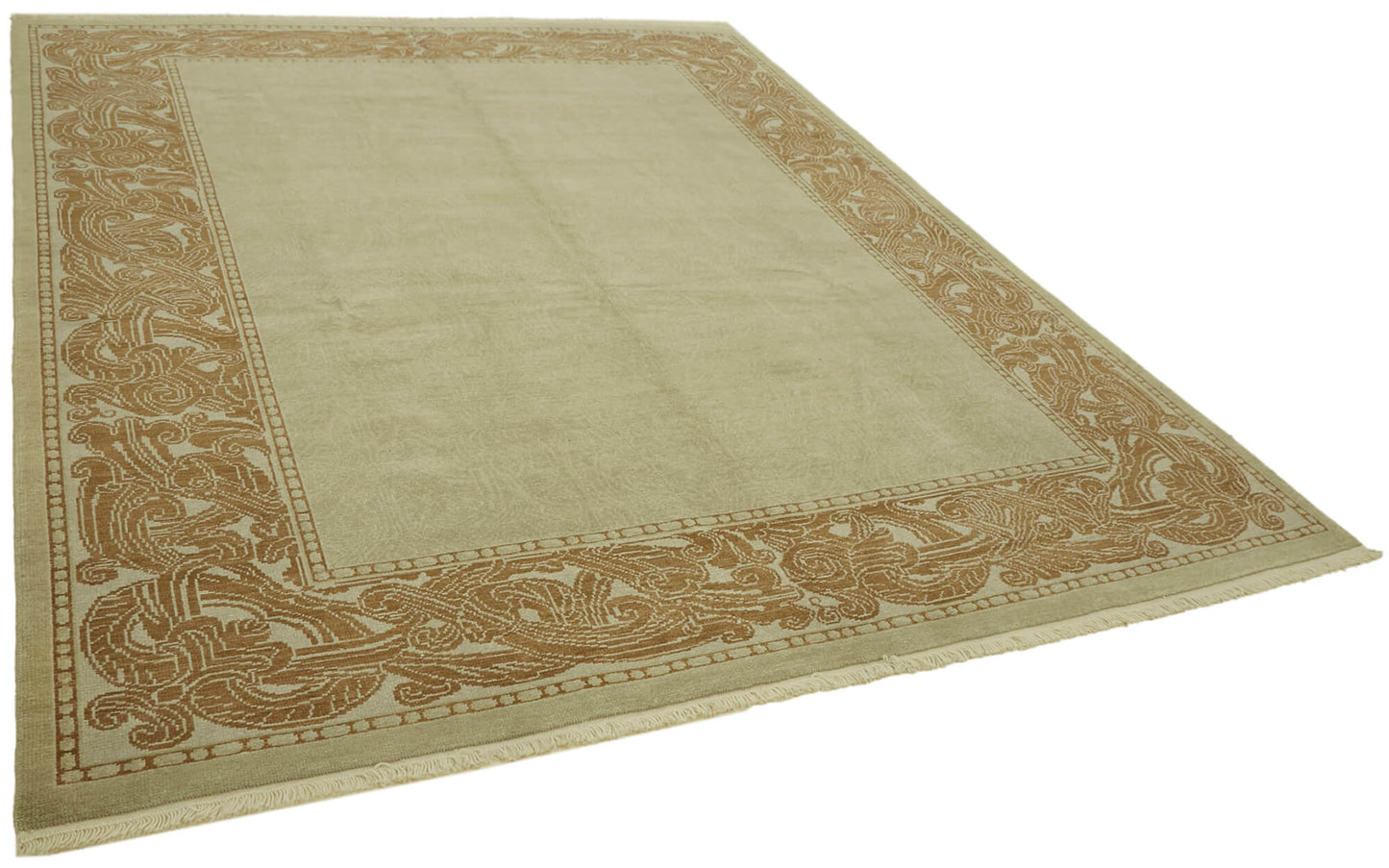 8x10 Beige Oushak Rug - 42206