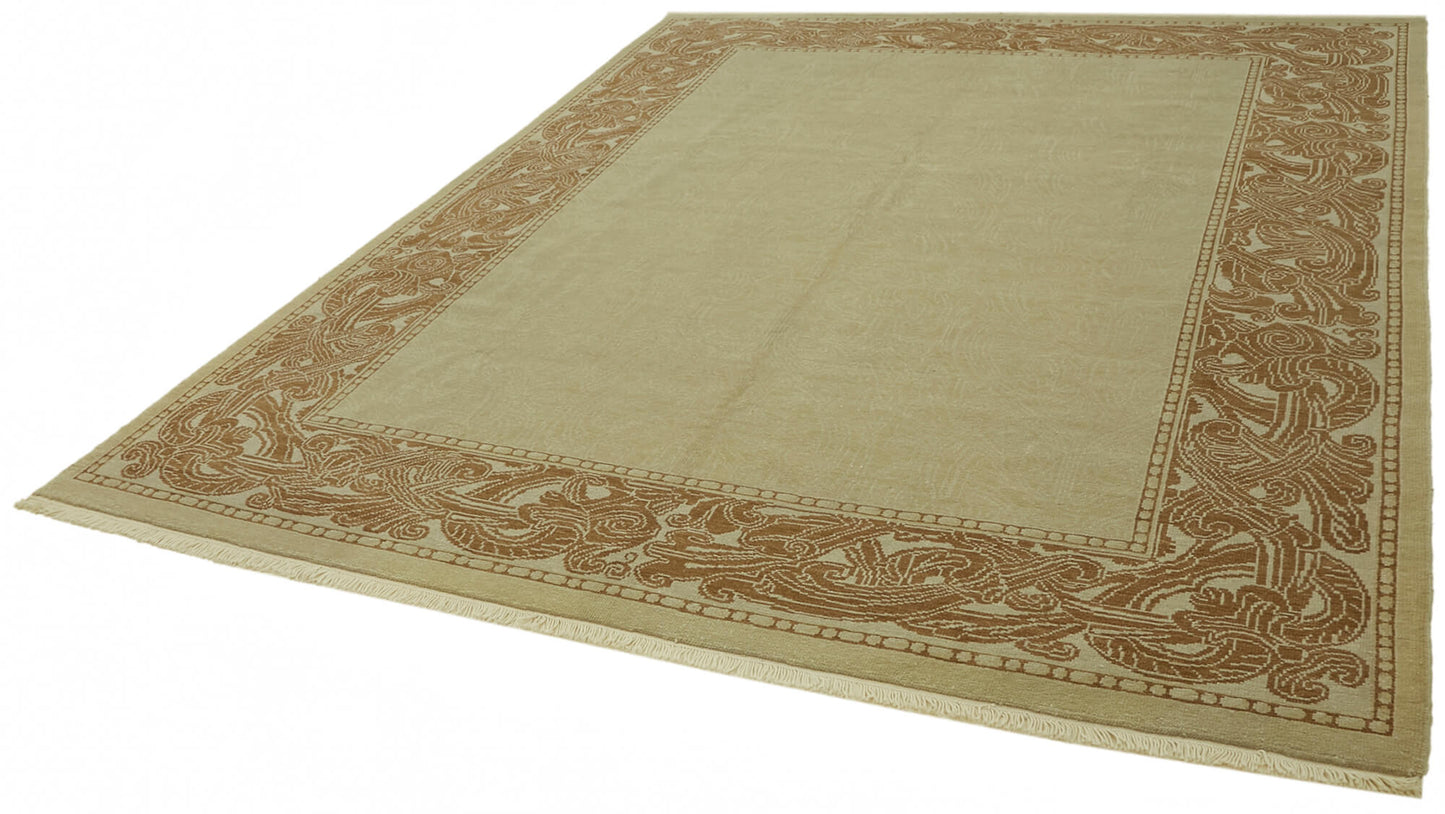 8x10 Beige Oushak Rug - 42206