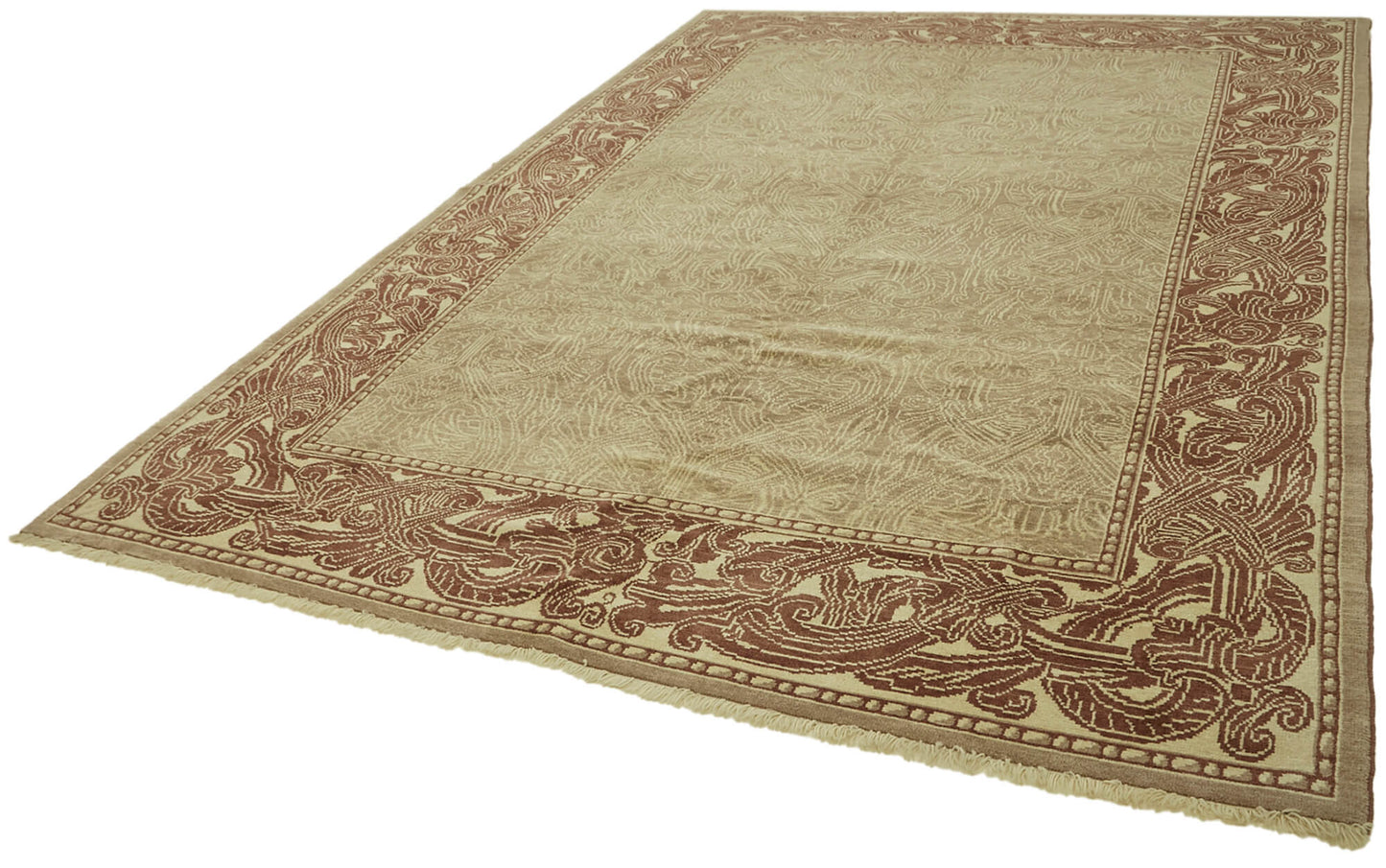 8x12 Beige Oushak Rug - 42208