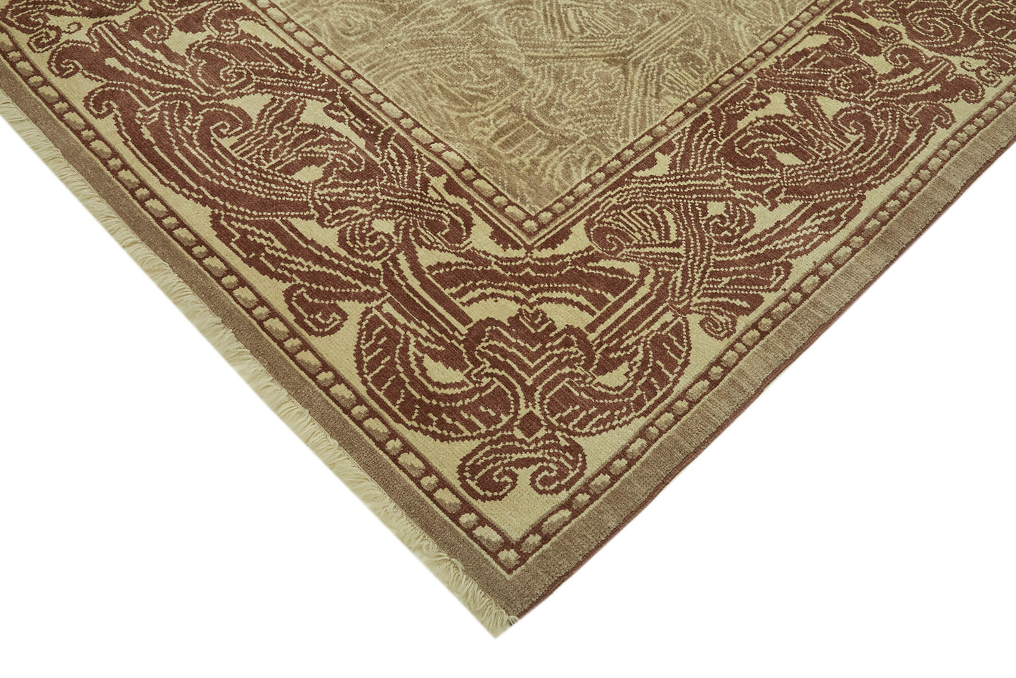 8x12 Beige Oushak Rug - 42208