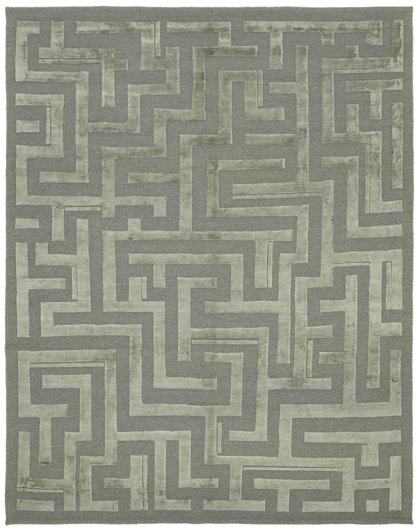 8x10 Green Oushak Rug - 42210