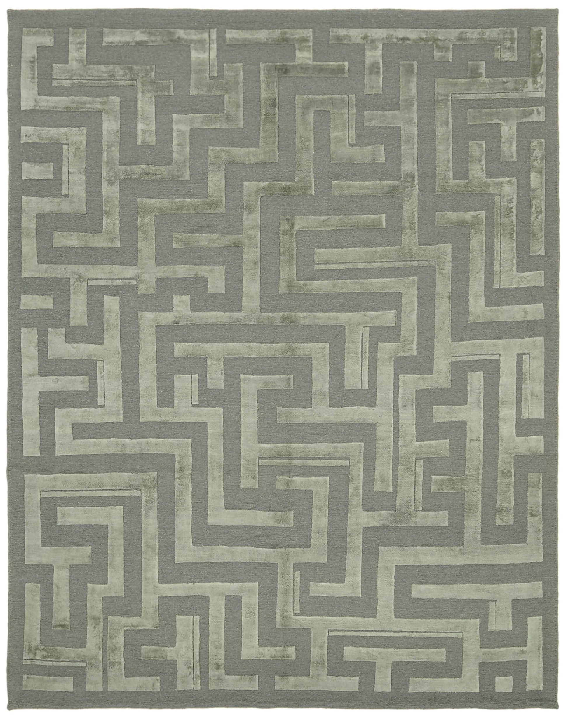 8x10 Green Oushak Rug - 42210