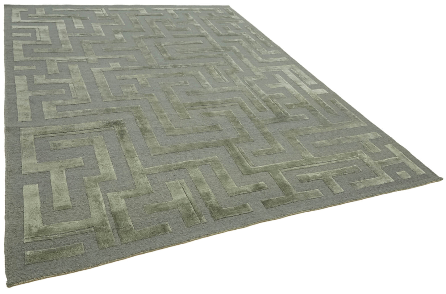 8x10 Green Oushak Rug - 42210