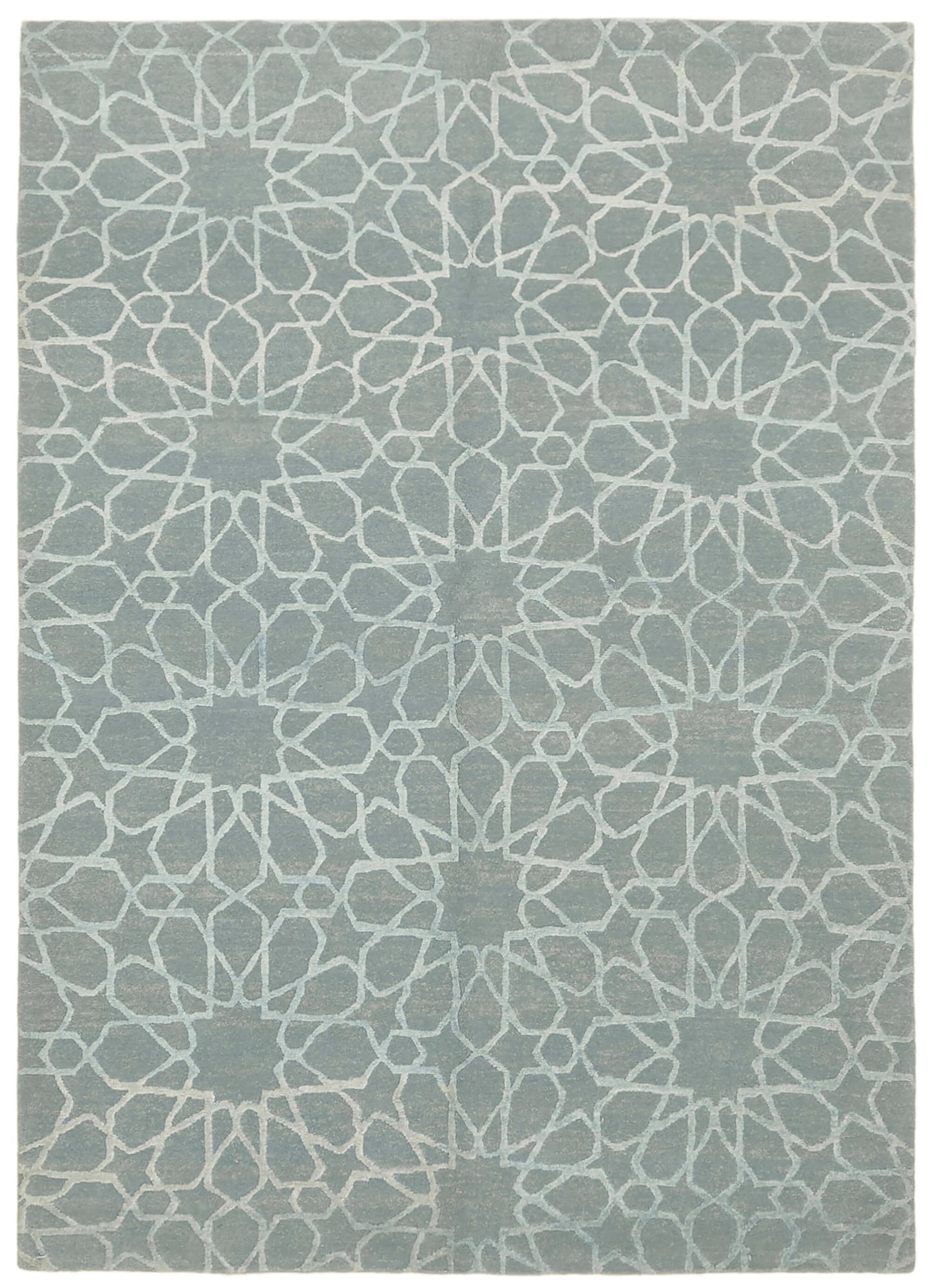 6x9 Blue Oushak Rug - 42212