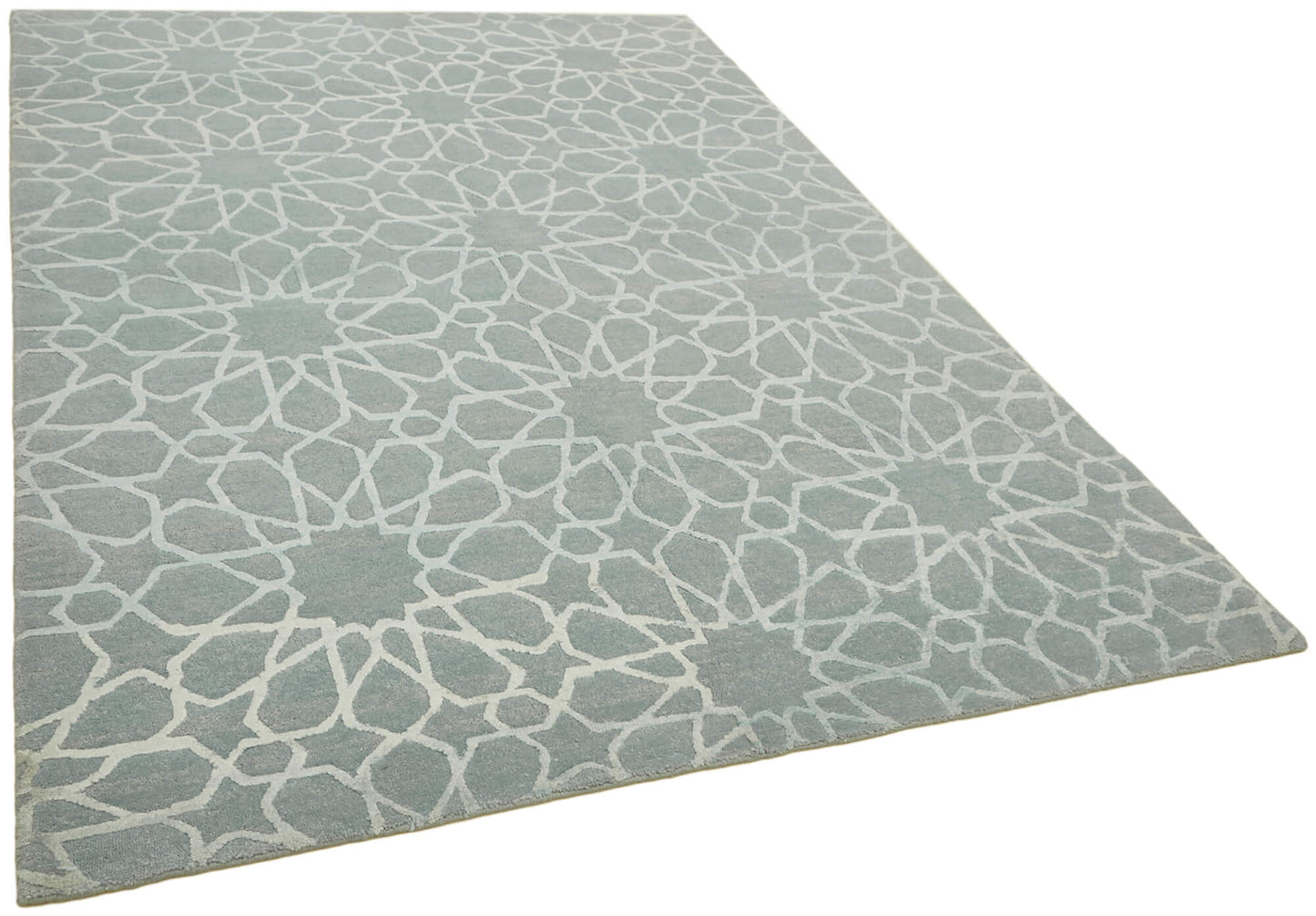 6x9 Blue Oushak Rug - 42212