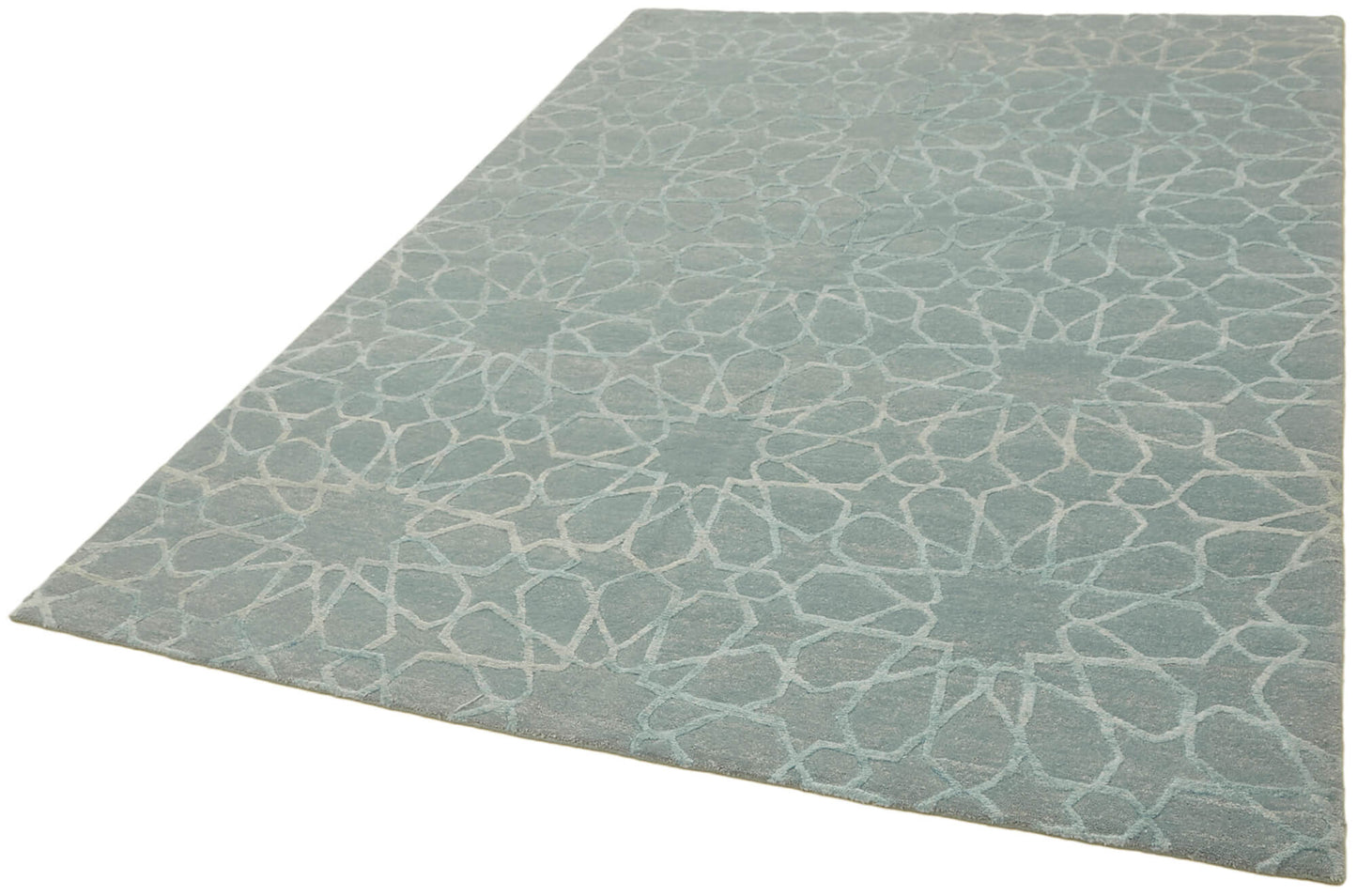 6x9 Blue Oushak Rug - 42212