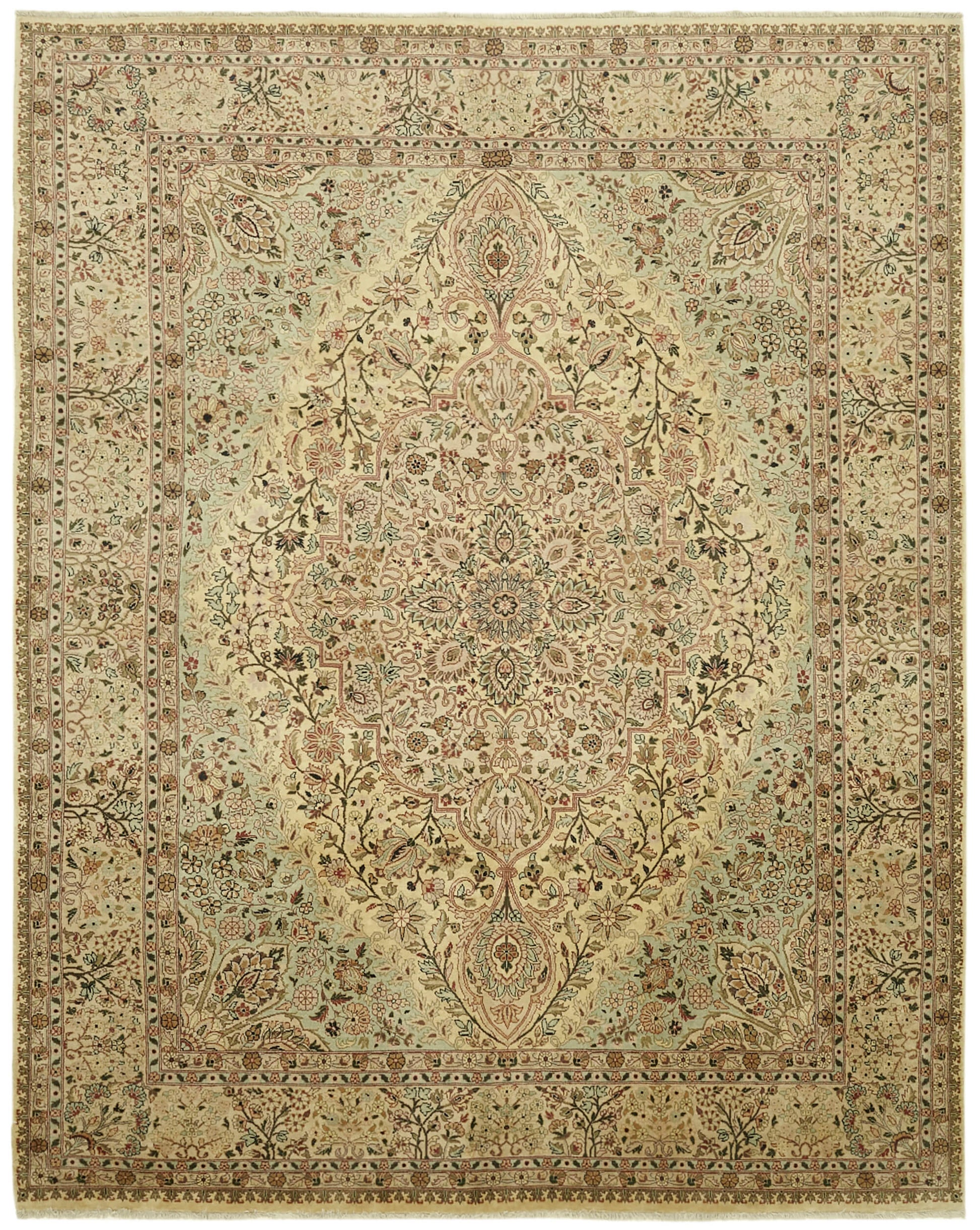 8x10 Beige Oushak Rug - 42213