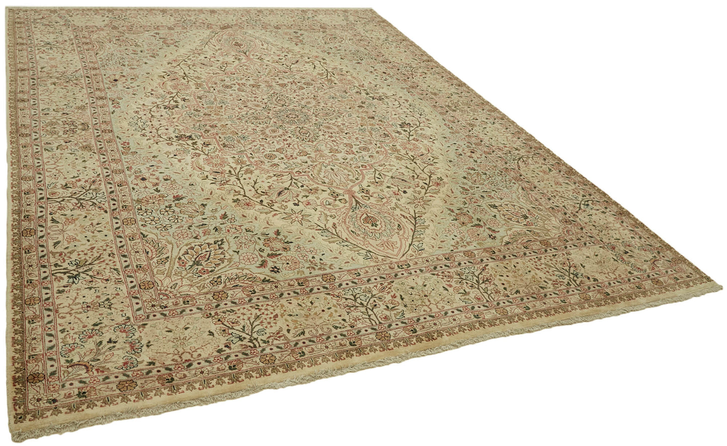 8x10 Beige Oushak Rug - 42213