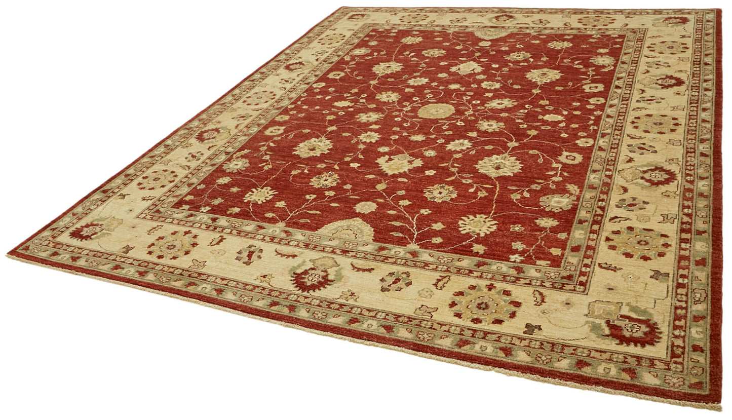 8x10 Beige Oushak Rug - 42216