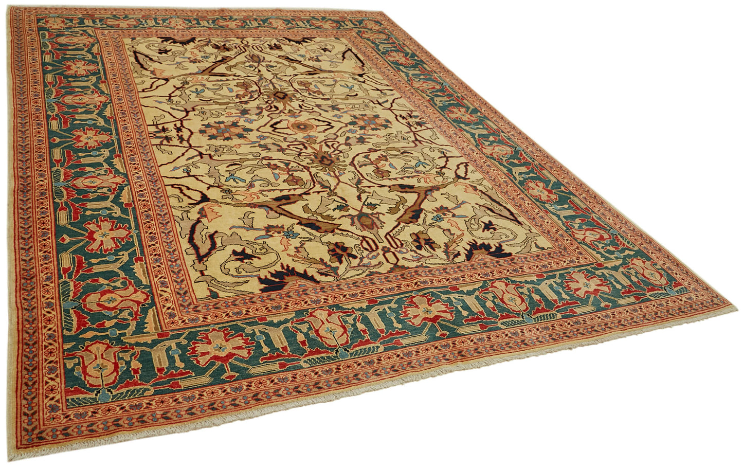 8x10 Beige Oushak Rug - 42217