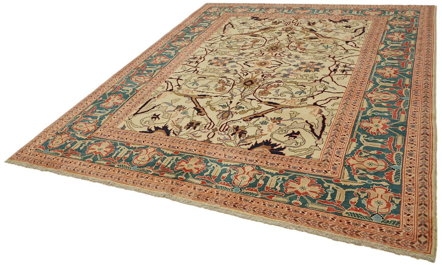 8x10 Beige Oushak Rug - 42217