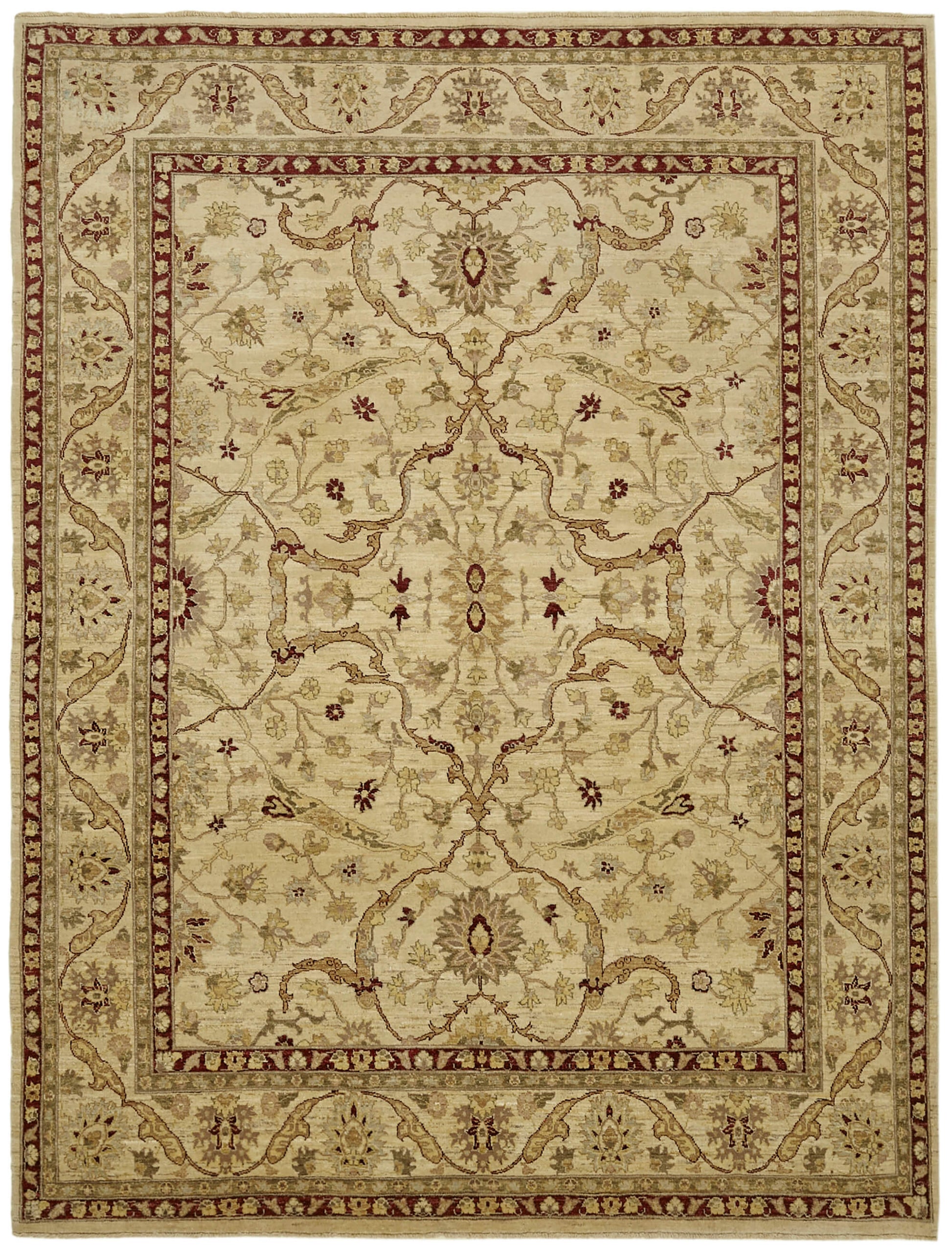 8x10 Beige Oushak Rug - 42220