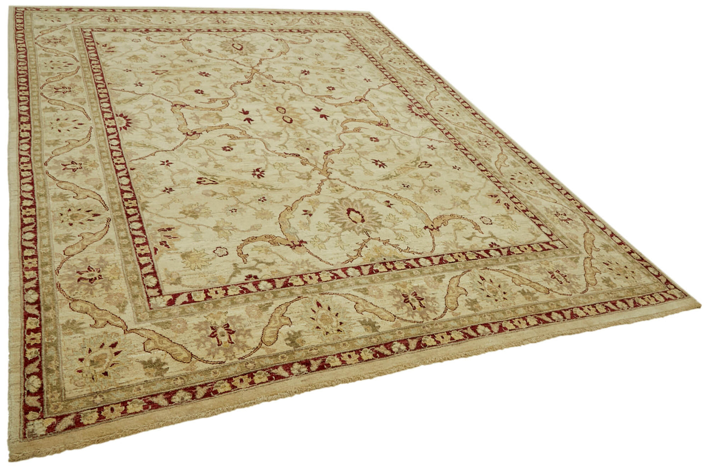 8x10 Beige Oushak Rug - 42220